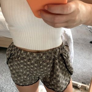 Tribal print shorts